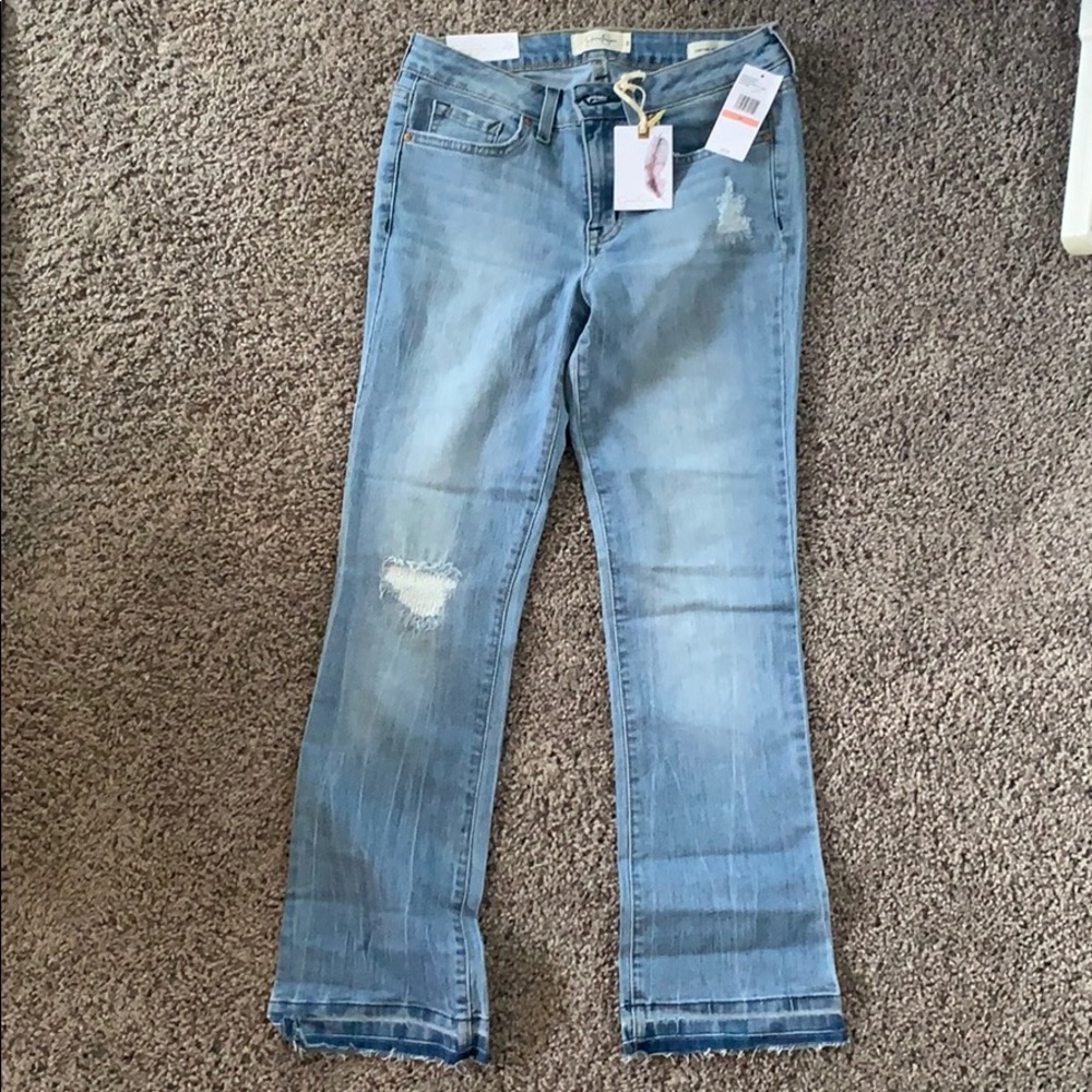 Cropped denim